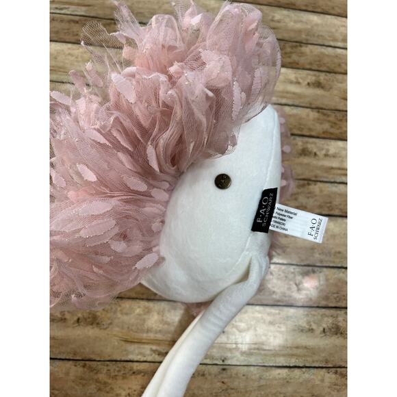 FAO Schwarz Petit Bon Swan Plush Toy Ballerina Tutu 13" - Picture 6 of 10